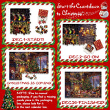 Yuletide Gleam Avvent Calendar puzzle puzzle 1000 pezzi
