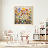 Wildflower Glass Art Diamond Painting Kit