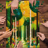 Sunlit Path Jigsaw Puzzle 1000 Pieces
