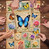 Butterfly Postage Jigsaw Puzzle 1000 Piece