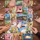 Alphabet Cats Jigsaw Puzzle 1000 Piece