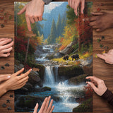Mountain waterfall Jigsaw Puzzle 1000 Pieces