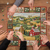 Quilted Countryside Jigsaw Puzzle 1000 Pieces