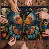 Floral Butterfly Jigsaw Puzzle 1000 Pieces