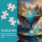 Fractured Landscape Jigsaw Puzzle 1000 Pieces