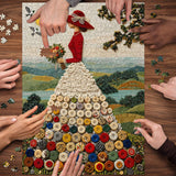 Button Skirt Jigsaw Puzzle 1000 Pieces