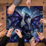Purple Fantasy Dragon Jigsaw Puzzle 1000 Pieces