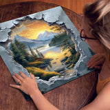 LakeCrack View Jigsaw Puzzle 1000 Pieces
