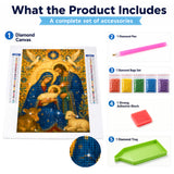 Holy Family Nativity Diamond Painting Kit