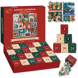 Stamps Christmas Avvent Calendar puzzle puzzle 1000 pezzi