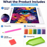Floral Eye Diamond Painting Kit