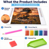 Western Rider Glow Diamond Painting Kit