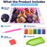 Cool Rooster Crew Diamond Painting Kit