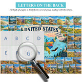 American Travel Collection Jigsaw Puzzle 1000 Piece