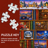 Christmas Book Nook Jigsaw Puzzle 1000 Piece