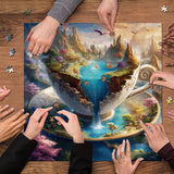 Fractured Landscape Jigsaw Puzzle 1000 Pieces