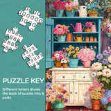 Floral Cabinet Rhythm Jigsaw Puzzle 1000 Pieces