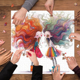 Puzzle puzzle per frenesia psichedelica 1000 pezzi