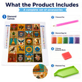Mexican Folk Art Collection Diamond Painting Kit