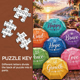 Rainbow Umbrellas Jigsaw Puzzle 1000 Piece