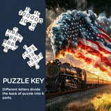 Western Sunset Train Jigsaw Puzzle 1000 Pieces