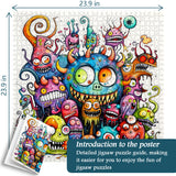 Puzzle de puzzle monstre 1000 pièces