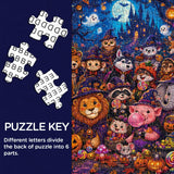 Animal Carnival Night Jigsaw Puzzle 1000 Piece