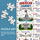 American Historical Timeline Jigsaw Puzzle 1000 Piece
