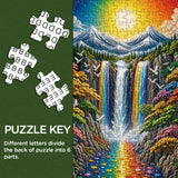 Rainbow Waterfall Jigsaw Puzzle 1000 Piece