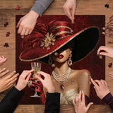 Gilded Champagne Jigsaw Puzzle 1000 Pieces