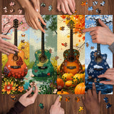 Four Seasons Guitar Jigsaw Puzzle 1000 Pieces
