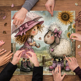 Sheepish Smile Jigsaw Puzzle 1000 Pieces