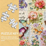 Butterfly Bloom Jigsaw Puzzle 1000 Pieces