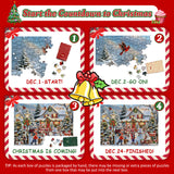 Calendario della scena di neve di Natale PULLE 1000 pezzi
