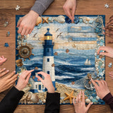 Lighthouse and Sea Jigsaw Puzzle 1000 Pieces