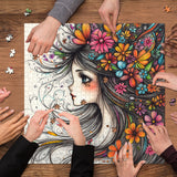Blossom in Her Hair Jigsaw Puzzle 1000 Pieces