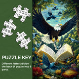 Eagle Plumes Pages Jigsaw Puzzle 1000 Pieces