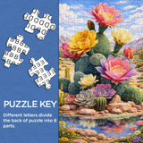 Blooming Cactus Jigsaw Puzzle 1000 Pieces