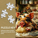 Piggy Chef Jigsaw Puzzle 1000 Pieces