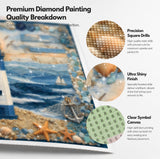 Lighthouse and Sea Diamond Painting Kit