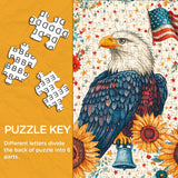 Patriotic Eagle Jigsaw Puzzle 1000 Pieces