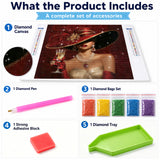 Gilded Champagne Diamond Painting Kit