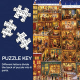 Starry Snow Town Jigsaw Puzzle 1000 Piece