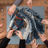Denim Horse Jigsaw Puzzle 1000 Pieces
