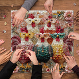 Psychedelic Rasing Jigsaw Puzzle 1000 Stücke