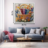 Libri floreali Basket puzzle puzzle 1000 pezzi