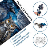 Moonlit Raven Owl Jigsaw Puzzle 1000 Pieces