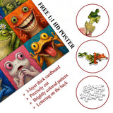 Colorful Frog Faces Jigsaw Puzzle 1000 Piece