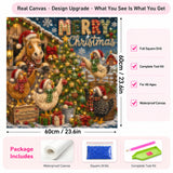 Holiday Farm Friends Diamond Painting Kit