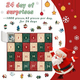Stamps Christmas Avvent Calendar puzzle puzzle 1000 pezzi